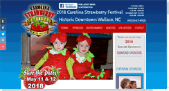 Desktop Screenshot of carolinastrawberryfestival.com