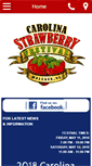 Mobile Screenshot of carolinastrawberryfestival.com